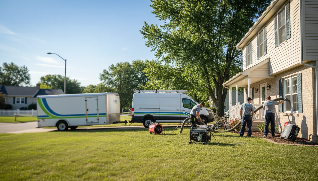 Flooded Basement Restoration And Cleanup With Repair in Ollie, IA near me